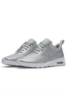 Like New! Nike (Girl) Air Max Thea SE Sneakers 'Metallic Platinum'